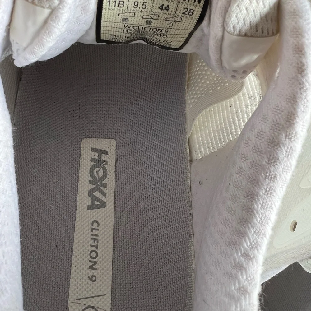Hoka All-White Athletic Sneakers - Picture 6 of 12